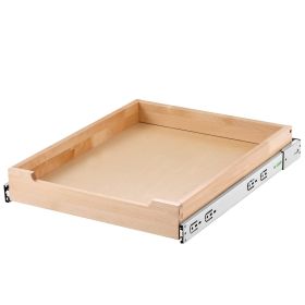 Pull Out Cabinet Organizer, 17"W x 21"D Cabinet Drawer, Soft Close Slide out Shelf, Heavy-Duty Sliding Wood Drawer