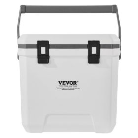 Portable Cooler, 38 QT Hard Cooler with Ice Retention, Heavy-Duty Handles and Cup Holder, Lightweight Rigid Material Insulated Portable Cooler