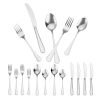 30-Piece Silverware Set, Food-Grade Stainless Steel Flatware Utensils, Mirror Finished Cutlery Set, Dishwasher Safe Eating Tableware for Kitchen Home