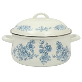 Agatha Enamel-on-Steel 6-Quart Dutch Oven, Blue