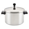 Classic Series 4 Quart Stainless Steel Sauce Pot with Lid, Induction Compatible, Metal Utensil and Dishwasher Safe, Stainless Steel