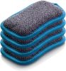 E-Cloth Washing Up Scrub Pad - Microfiber Sponge for Cleaning, Reusable Kitchen Sponge for Dishes & Sink, Non Scratch, Multi Purpose Scrubber