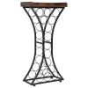 15 Bottle Wine Rack, Freestanding Floor Wine Holder Stand Liquor Cabinet with Wood Tabletop, Easy Assembly Floor Storage Rack
