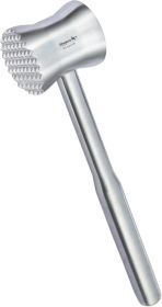 Meat Tenderizer Mallet | 304 Stainless Steel | Dishwasher Safe | Meat Pounder Hammer Flattner Beater | Kitchen Tool for Steak Chicken Poultry Food | a