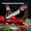 8 Inch Chef Knife, Sharp Japanese High Carbon Steel Kitchen Knives, Professional Cooking Knife With Sandalwood Handle
