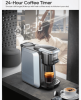 PSH6 Multi-Function Capsule Coffee Maker-Brews Red Tea & Green Tea with 1450W Power & 20Bar Pressure. Features 1.4mL Water Tank (50ml-120ml)