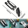 Original Heavy-duty Stainless Steel Smoothed Edge Manual Can Opener And Bottle Opener, Soft Ergonomic Handle, Large Handheld Easy-to-turn Knob