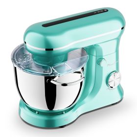 5L & 4.5L Dual  Bowls Stand Mixer, 10 Speed Tilt-Head Food Mixer with Electronic Timer, Dough Mixer with Dishwasher Safe Stainless Steel Bowls