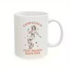 1pc Cowgirl Mug Cowgirls Just Wanna Have Fun Retro Western Gift Coffee Tea Cup 11 oz