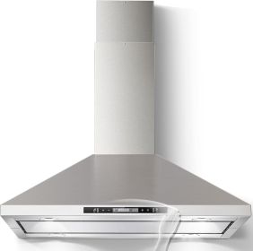 Island Range Hood 36 inch 700 CFM Ceiling Mount Kitchen Hood Vent with Gesture Sensing &Touch Control,Ducted/Ductless Convertible,3 Speeds Fan