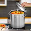 SOGA 50L Top Grade Thick Stainless Steel Stock Pot 18/10