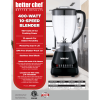 Better Chef 10-Speed 400W Plastic Jar Blender