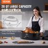 VEVOR Electric Roaster Oven, 20 QT Turkey Roaster Oven with Self-Basting Lid, 1450W Roaster Oven with Defrost & Warm Function, Adjustable Temperature