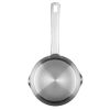 Luster 3 Quart Stainless Steel Straining Saucepan with Pouring Spout and Lid, Induction Compatible, Dishwasher Safe, Metal Utensil Safe