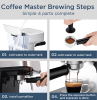 1350W Semi-automatic coffee machine 19Bar (ULKA) high pressure pump extraction 1 cup / 2 cup espresso machine 1.8L water
