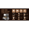 950W Semi-automatic coffee machine 20Bar espresso machine is compatible with ESE POD capsule filter and milk foam machine steam bar 1 cup / 2 cup stea