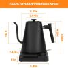 1200W Electric Gooseneck Kettle With Precise Temperature Control Up to 24H Timer Auto Off Protection
