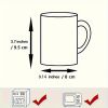 1pc Dog Mom Ceramic Coffee Mug 11oz - Insulated, Reusable, Machine Washable - All I Need Is Coffee And My