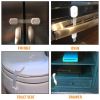 Child Safety Cabinet Locks - (10 Pack) Baby Proofing Latches to Drawer Door Fridge Oven Toilet Seat Kitchen Cupboard Appliance Trash Can with 3M Adhes