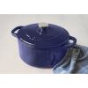 Cast Iron 5.5qt Indigo Enameled Dutch Oven