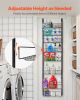 Over the Door Pantry Organizer, 8-Tier Pantry Organization and Storage, Heavy-Duty Steel Hanging Spice Rack, Adjustable Wall Seasoning Shelves