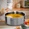 SOGA 9L Top Grade Thick Stainless Steel Stock Pot 18/10