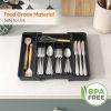 Silverware Drawer Organizer, Expandable Utensil Tray for Kitchen, BPA Free Flatware and Cutlery Holder