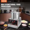VEVOR Food Processor & Vegetable Chopper, 7 Quart Bowl, 750W Food-Grade Stainless Steel Food Processor Chopper with 2 Extra S-Curve Blades