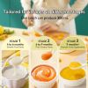 9 in 1 Baby Food Maker,Auto Glass Baby Food Processor Steamer Puree Blender with 6 Blades, One Step Cook Grinding, 3 Stage, Touch Screen Control