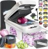Pro-Series All-in-One, 12 Blade Mandoline Slicer for Kitchen, Food Chopper, Vegetable Slicer and Spiralizer, Cutter, Dicer, Grater