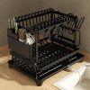 Kitchen Dish Drying Rack – Large Capacity with Drain Board