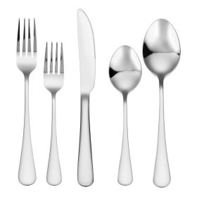 Commercial & Household 30Pcs Flatware Tableware (Type: Flatware Set, Color: Stainless Steel)