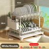 Kitchen Dish Drying Rack – Large Capacity with Drain Board
