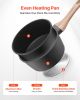 1.5 QT Saucepan, Nonstick Saucepan with Tempered Glass Lid, Multipurpose Cooking Sauce Pot with Detachable Handle