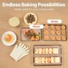 Nonstick Baking Pan Set 3-Piece for Household Cooking