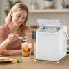 Countertop Ice Maker with Handle, 26lbs/24H Portable Ice Machine, 9 Bullet Ice Cubes Ready in 6 Mins, Self-Cleaning, Quiet Compact Ice Maker for Home