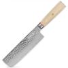 Qulajoy Nakiri Knife 6.9 Inch, Professional Vegetable Knife Japanese Kitchen Knives 67-Layers Damascus Chef Knife