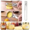 Ergonomic Adjustable Stainless Steel Jar & Can Opener - Effortless Grip for Seniors & Arthritis, Multifunctional Bottle Opener Fits Most Lids